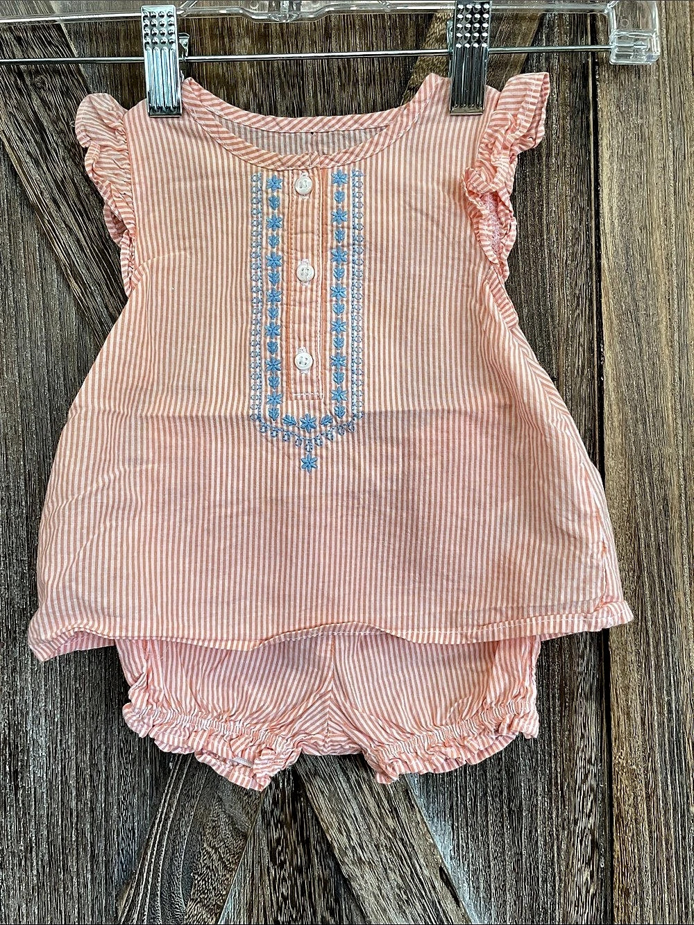 Carter's Baby 6 Months Striped Cotton 2 Piece outfit
